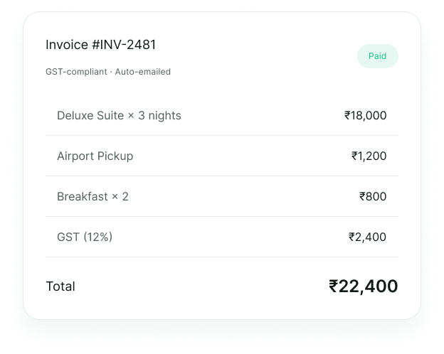 GST invoice example